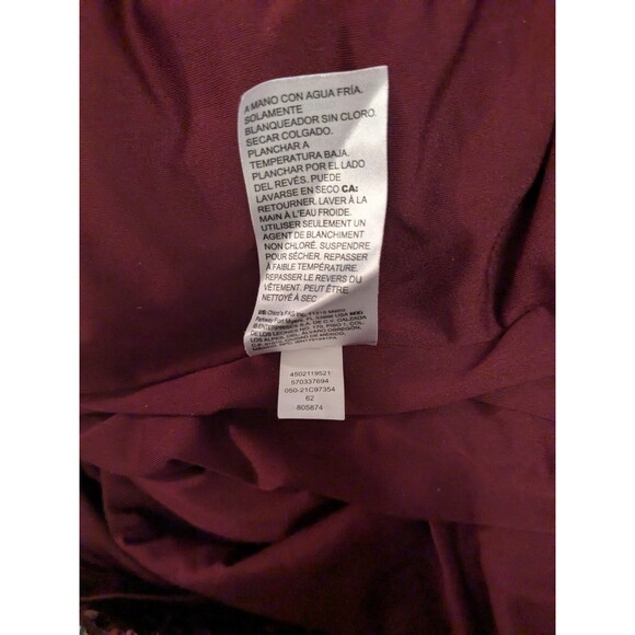 Chicos Stretch Velvet Sequin Chianti Dress - Picture 7 of 8